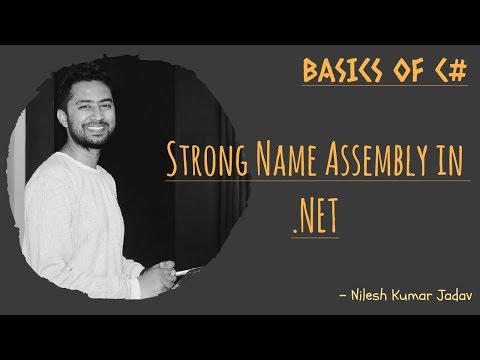Strong Named Assembly in NET