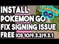 UPDATED INSTALL POKEMON GO AND FIX SIGNING ISSUES NO JAILBREAK ON IOS
10/9.3.2/9.3.1 ON IPHONE/IPOD
