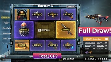 KRM 262 Glorious Blaze Full Draw CODM | Danger Drop Draw Cod Mobile #callofduty #youtube #codm