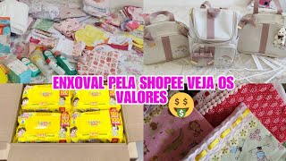 ENXOVAL PELA SHOPEE,SHEIN AMAZON E MERCADO LIVRE SERÁ QUE VALEU A PENA 😨 VEJA OS VALORES