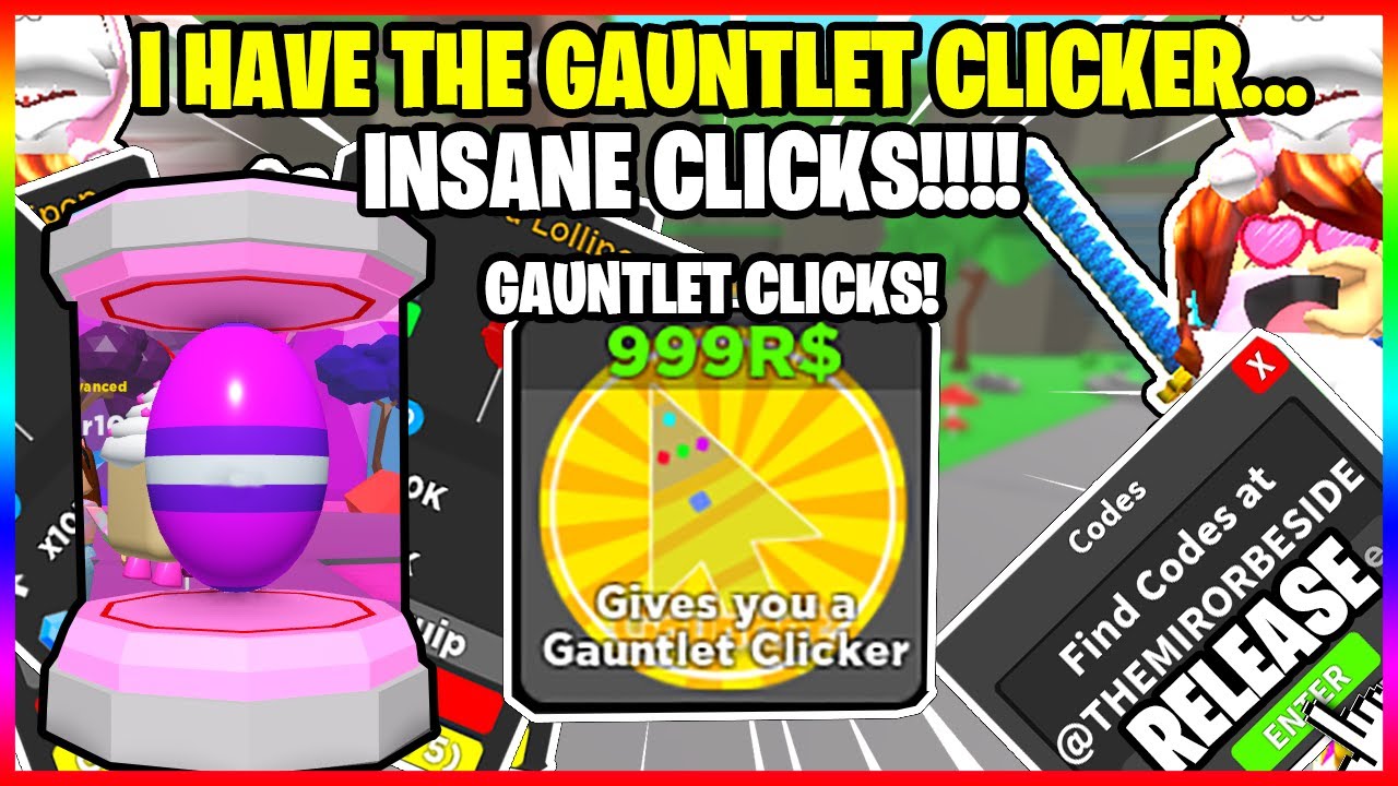 New Clicker Legends All Twitter Codes I Have The 999 Robux Gauntlet Clicker Super Op Clicks Youtube - roblox clicker frenzy codes wiki