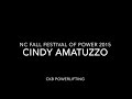 Cindy Amatuzzo Powerlifting Meet 11/7/15