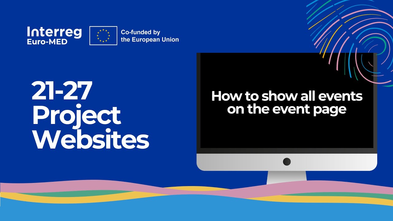 21-27 Project Website // How to show all events on the event page - YouTube