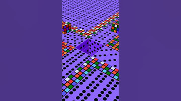 4 X 4 RubikDice Stack #satisfyingvideo  #dice