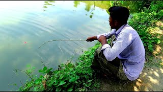 Hook Fishing।Traditional Hook Fishing। fishing By Village 74  (part-160)