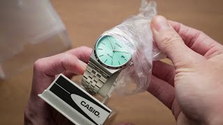 Unboxing The NEW Steel Casio 'Tiffany'  The One You Should Have Bought? | MTPB145D Watch Unboxing