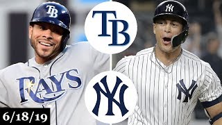 Tampa Bay Rays vs New York Yankees - Full Game Highlights | June 18, 2019 | 2019 MLB Season