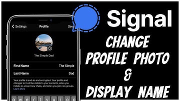 How to Change your Cover Photo and Display Name on Signal 2021