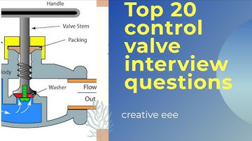 Top 20 interview questions about control valve