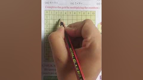 CLASS-3rd How to complete a grid by multiplying the numbers. #youtube #viral #maths #trending