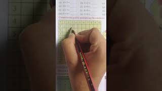 CLASS-3rd How to complete a grid by multiplying the numbers. #youtube #viral #maths #trending screenshot 5