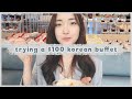 [한글/ENG] | trying out Korea's $100 LUXURY BUFFET | KOREA VLOG | 한국 브이로그