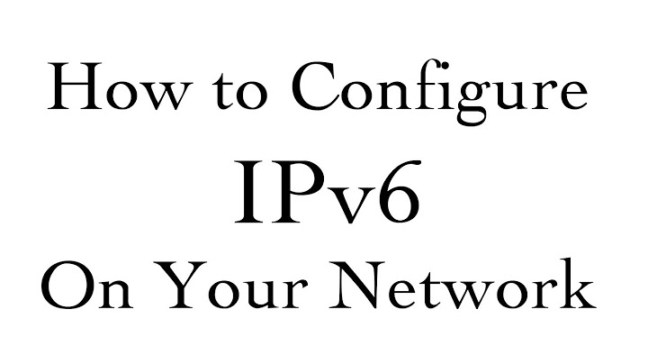 *NEW* How To Configure IPV6 on Domain or Workgroup Network 2020