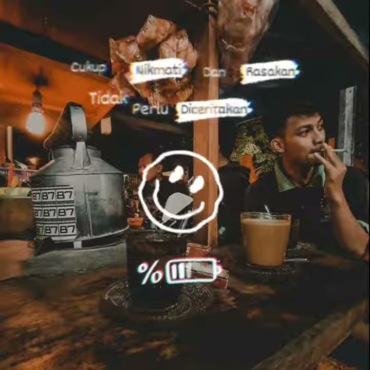 story wa ngopi di malam hari
