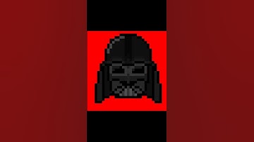 Darth Vader ☄️ #darthvader #painting #pixelart #pixel #pixelpainting #pixeldarthvader
