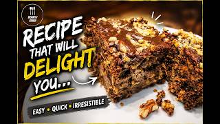 THE BEST BANANA & COCOA CAKE!WITH OATMEAL — EASY & DELICIOUS!