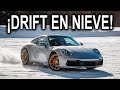 ¡Drifteando Un Porsche En La Nieve!