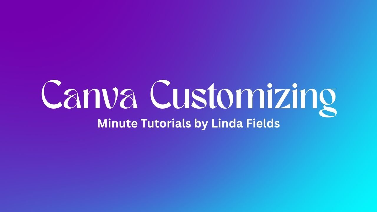Canva Editing Basics in 6 Minutes | Text, Color & Print Setup
