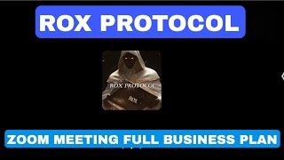 Rox protocol presentation meeting complete information 9892547774
