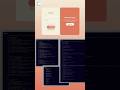 Login/signup form UI animation using HTML, CSS, and JS with vibrant background #html #conceptualcode