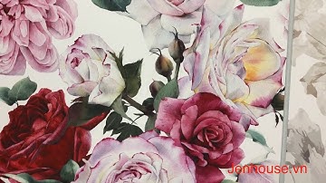 Tranh treo phòng ăn Bộ hai hoa