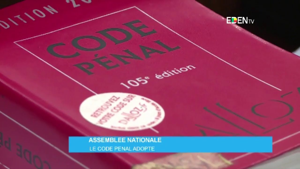 Assemblée nationale : le Code pénal adopté - YouTube
