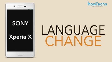 Sony Xperia X - How to Change Language