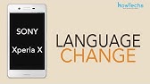 How To Change The Language On Sony Xperia Z Youtube
