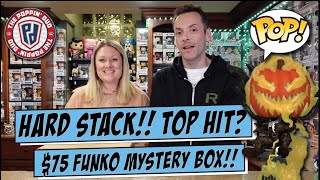 HARD STACK! $75 FUNKO POP MYSTERY BOX UNBOXING!! DID WE PULL A TOP HIT?