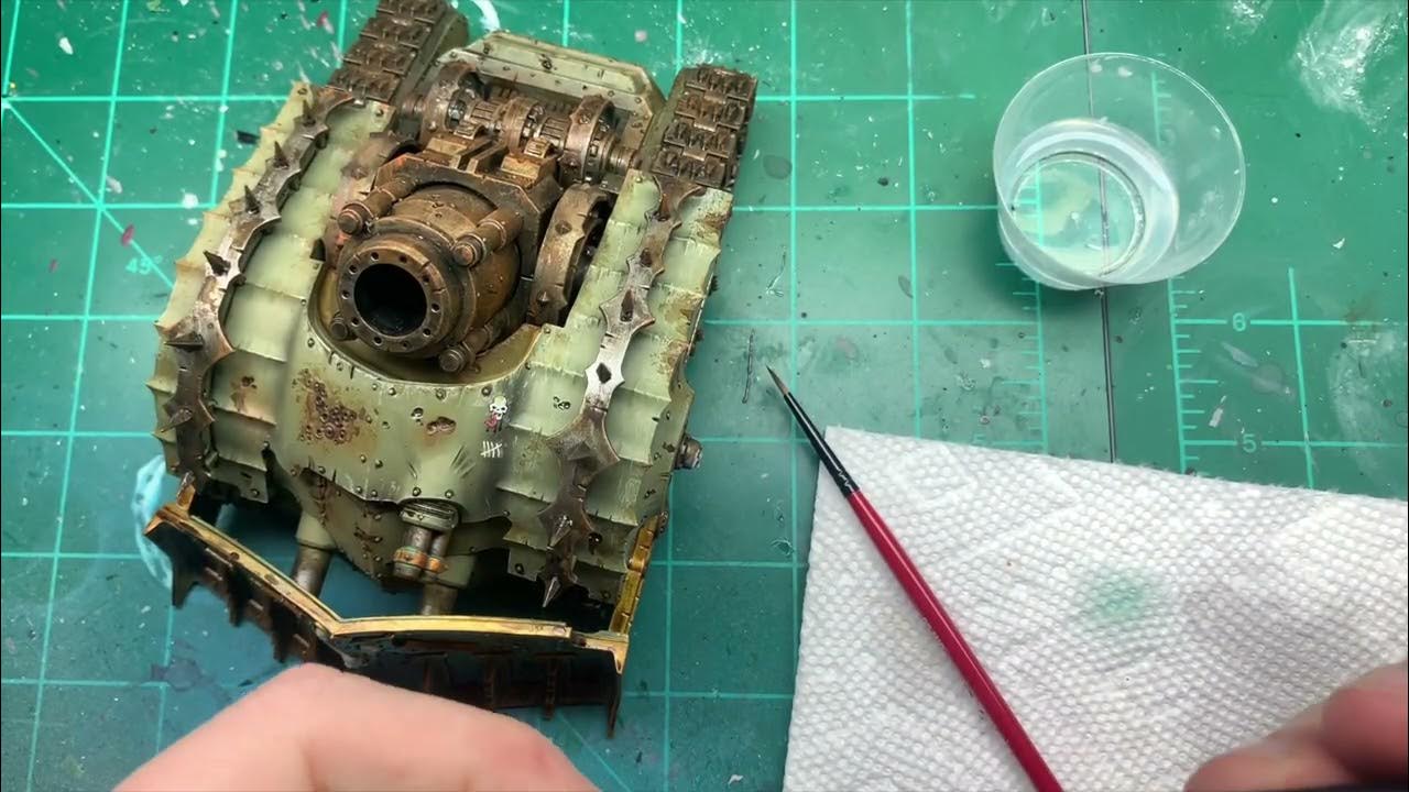 How to use Streaking Grime (and other enamel paints) 