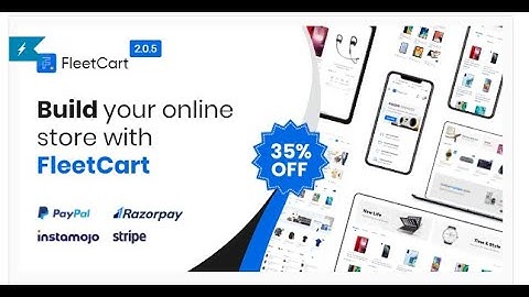 FleetCart - Laravel Ecommerce System free
