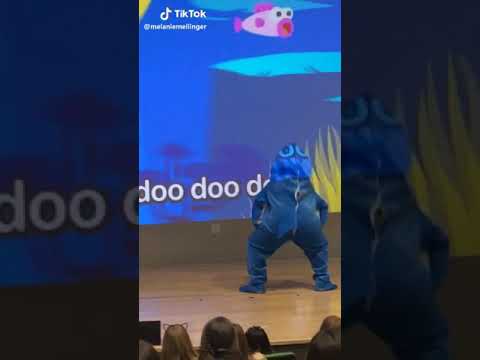 A shark twerking at the song baby show dudu.....