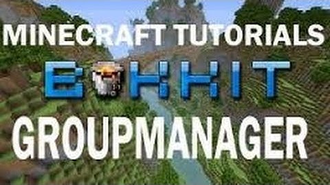 Tutorial - Groupmanager plugin