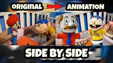 SML Movie: The Watch! (ORIGINAL VS ANIMATION) Side by Side