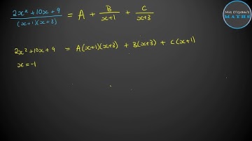 Algebra 2.6 - Partial Fractions, Improper