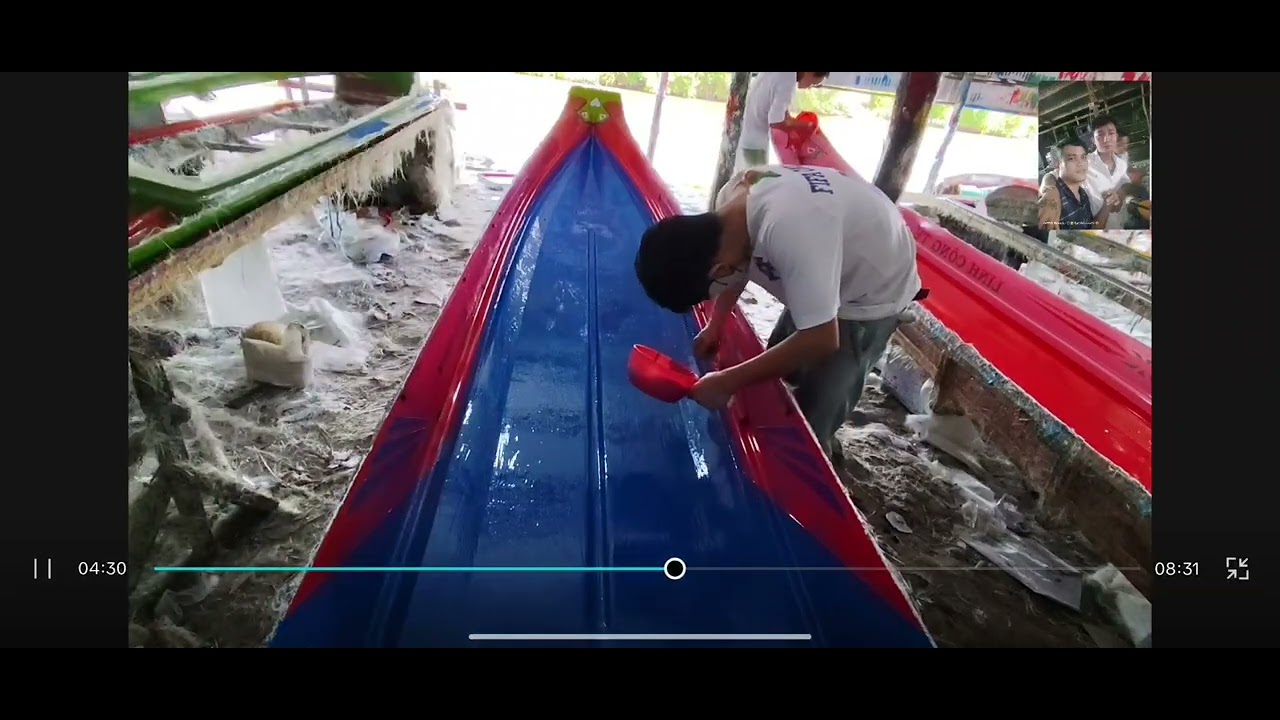 Quy trình quét màu võ lãi composite cực đơn giản 