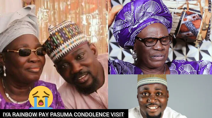 PASUMA MUM'S DEATH! IYA RAINBOW, SULE ALAO MALAIKA ,ALAWIYE OTHERS PAY HIM CONDOLENCE VISIT