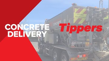 On Site with a Concrete Delivery! - Tippers Precision Concrete - Volumetric Concrete and Pumping