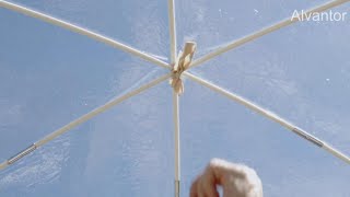 Alvantor Bubble tent how to install support poles