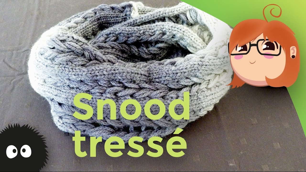 tricotin snood tresse