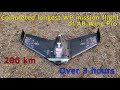 Longest completed WP mission flight of AR Wing Pro : 200 km, over 3 hours