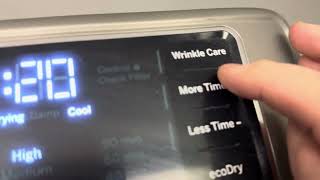 How to use the TIMED dry feature on GE UltraFresh clothes dryer