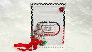Christmas Mail Box Gift Card Holder ~ My Creative Time #mctdesignteam
