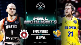 Rytas Vilnius v BK Opava | Full Game Highlights | #BasketballCL 2023