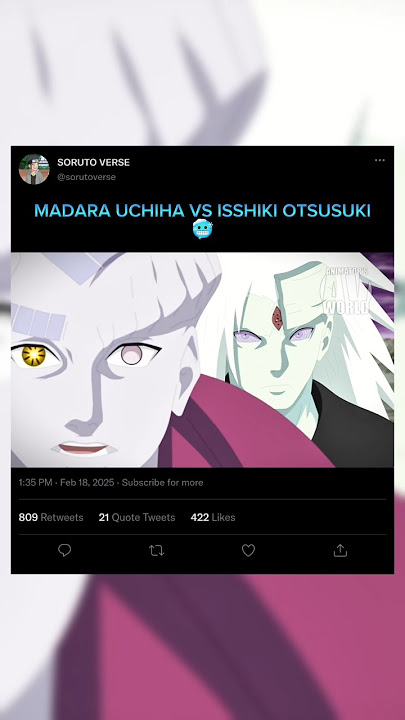 Madara Uchiha Vs Isshiki Otsutsuki 🥶#naruto #boruto #shorts
