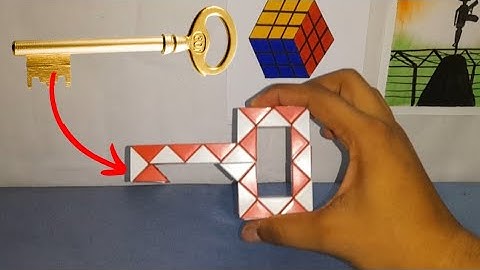 How to make key with snake puzzle , snake cube , Rubik
