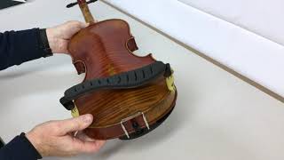 Kun Solo Violin Shoulder Rest, Unboxing and Fitting