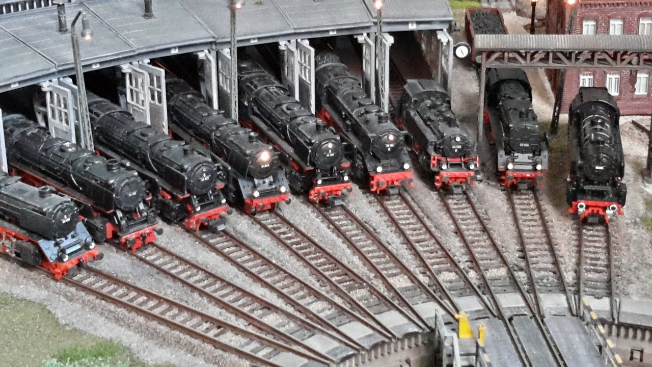 Digitale Modelleisenbahn in Spur N - Dampfloks -
