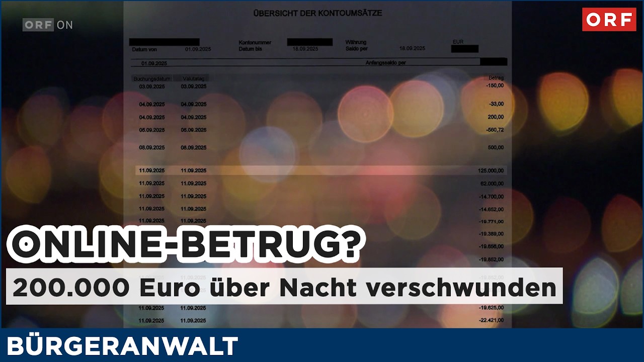 Online-Betrug? 200.000€ über Nacht verschwunden | Bürgeranwalt 14.02.2026