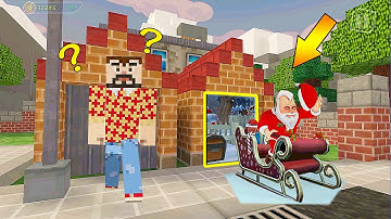Dark Riddle PIXEL MODE NEW UPDATER 14.0.0 ( All Skins ) travel to new world with SANTA CLAUS: Part 6